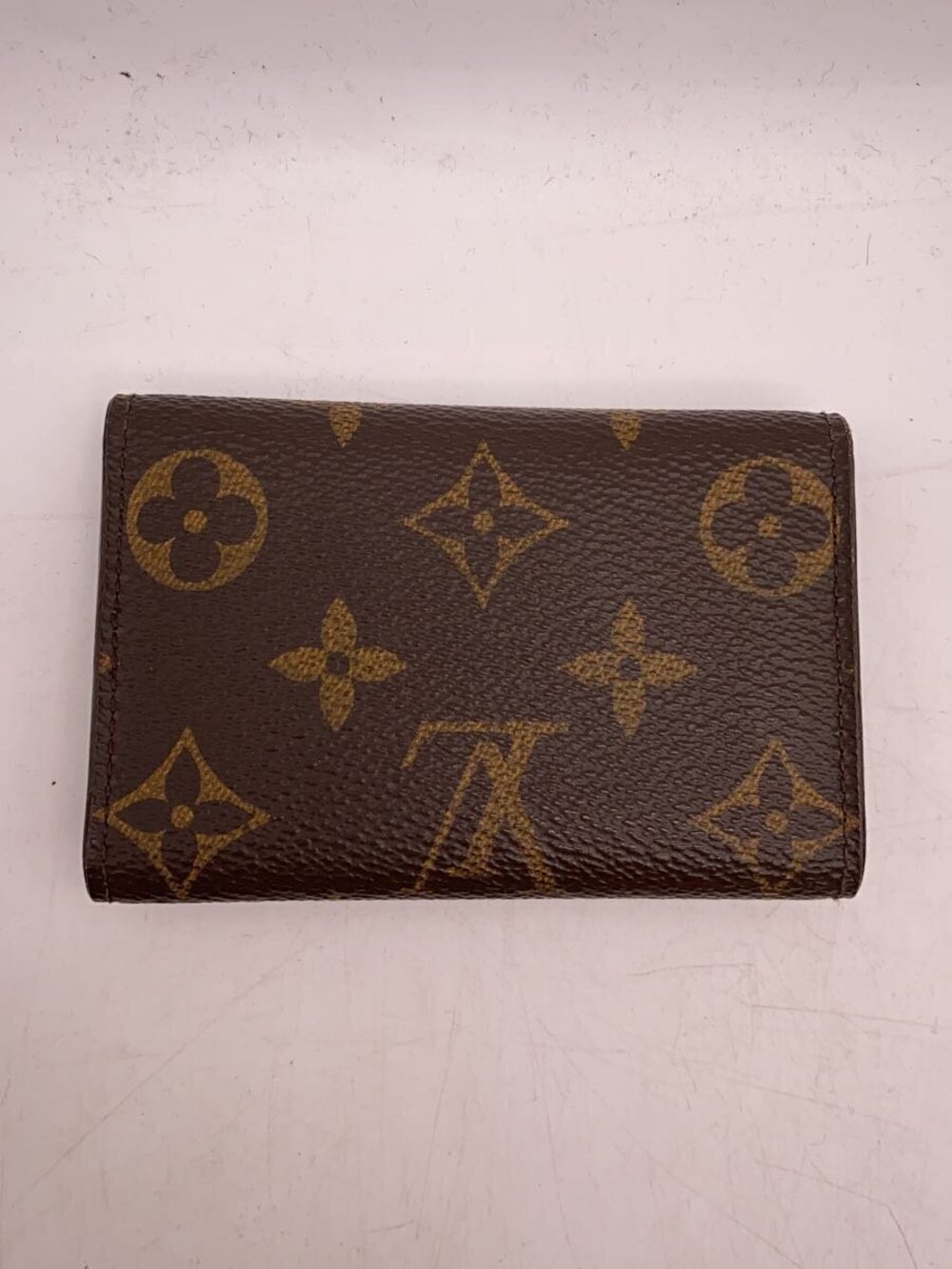 Louis Vuitton Patterned Accessories Brown Monogram Leather Multicles Brown